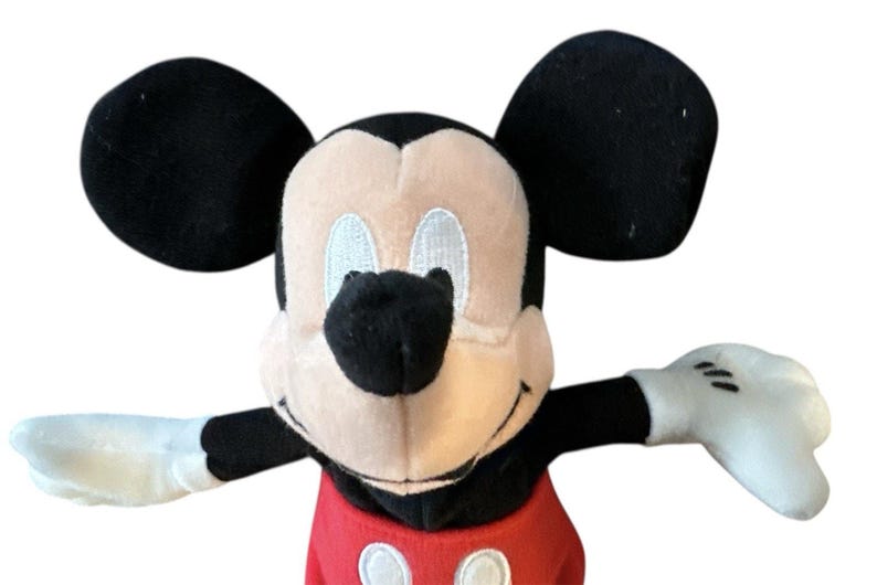 The Disney Store 2001 Mickey Mouse 9" Plush Soft Toy Stuffed Animal image 6