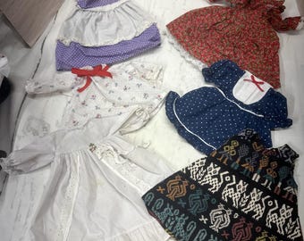 Ropa vintage para muñecas, varios tamaños, lote de 6