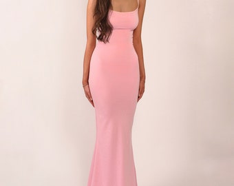 Divine Feminine Maxi Dress - Baby Pink