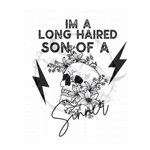 Im a Long Haired Son of a Sinner Jelly Roll - Etsy