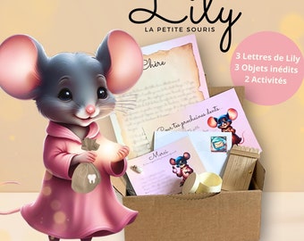Box petite souris personnalisée • Kit pour dents de lait • Boite à dents en bois • Porte magique de la petite souris • Passage petite souris