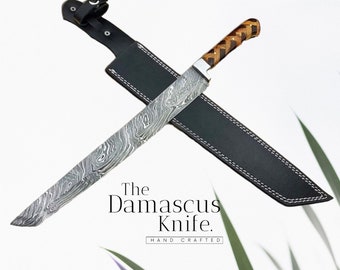 SHARP Brisket Slicer DAMASCUS Billet Carving Knife |Practically Used For Slicing Roasts, Meats, Fruits and Vegetables |Gift For Loved Ones.