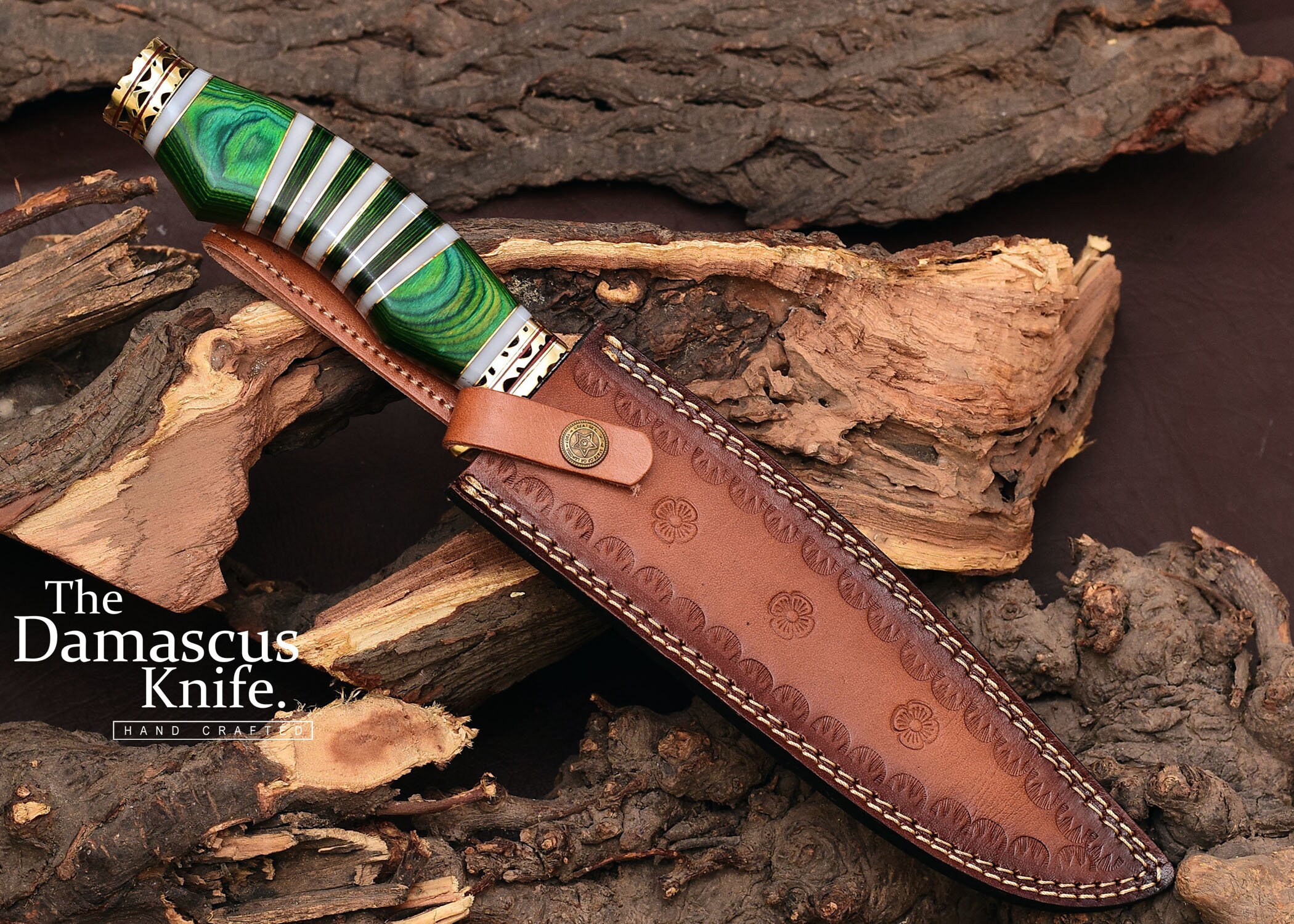 Daletzky, Mauricio Carlos, Damascus Feather Creole Knife