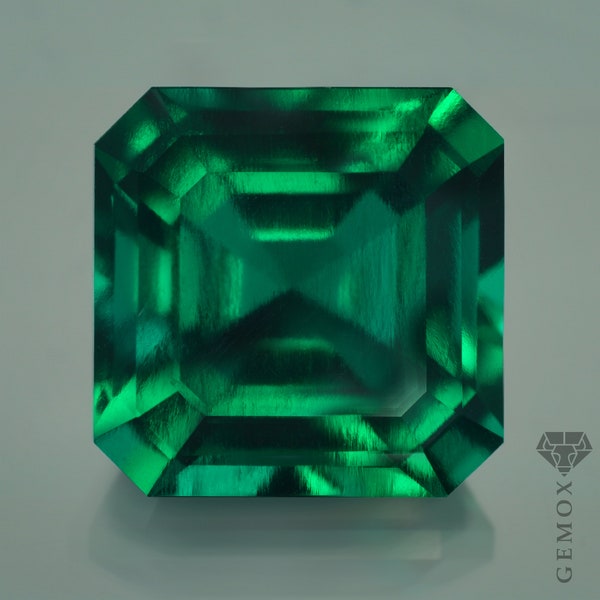 Green Emerald Loose Gemstone Square Emerald Сut Top Quality Clean Genuine Hydrothermal Stone Zambia