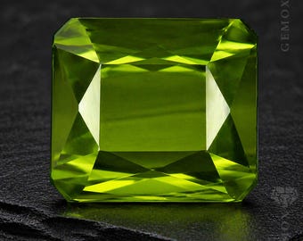 Neon Green Tourmaline 1.73ct Octagon Cut Clean Natural Verdelite Loose Gemstone for Jewelry Nigeria