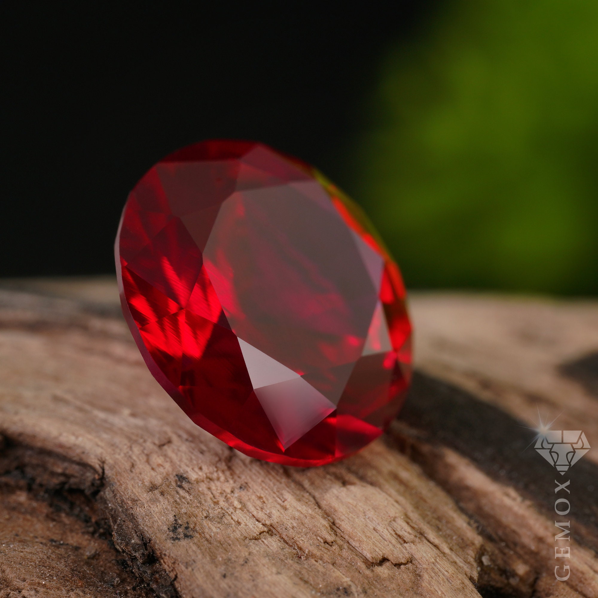 自家製 Corundum Ruby Genuine Ruby Genuine Corundum Top Quality Faceted Loose Gemstone Round Cut
