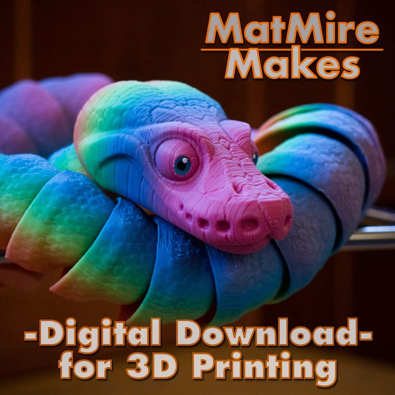Ball Python Snake Digital .STL File for 3dprinting - Etsy Australia
