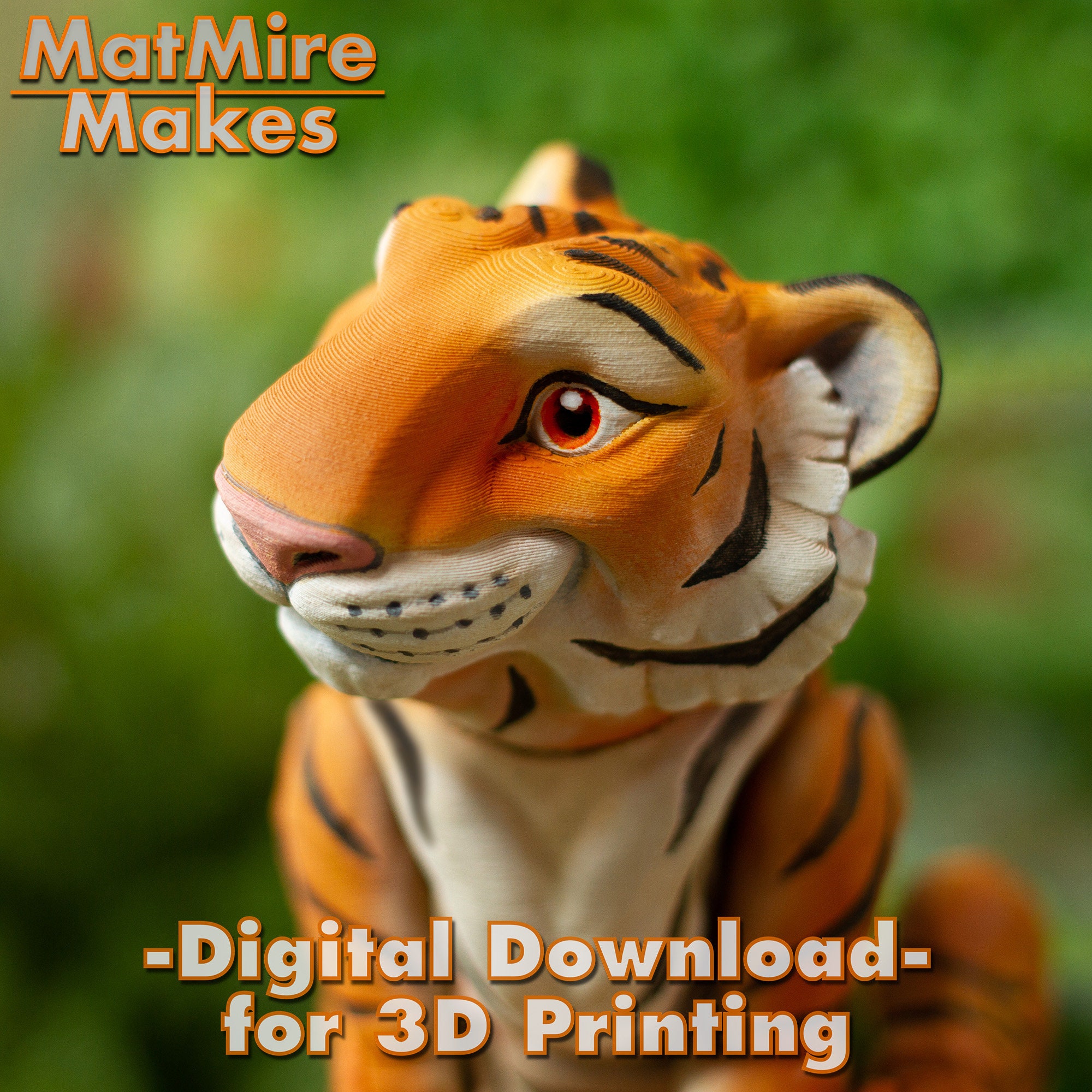 Comprar stl modelo 3d Pôster de o Tigre #4