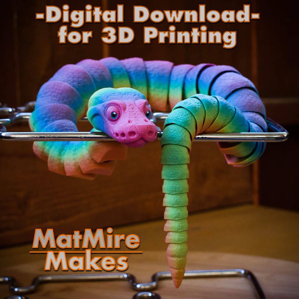 Ball Python Snake Digital .STL File for 3dprinting - Etsy