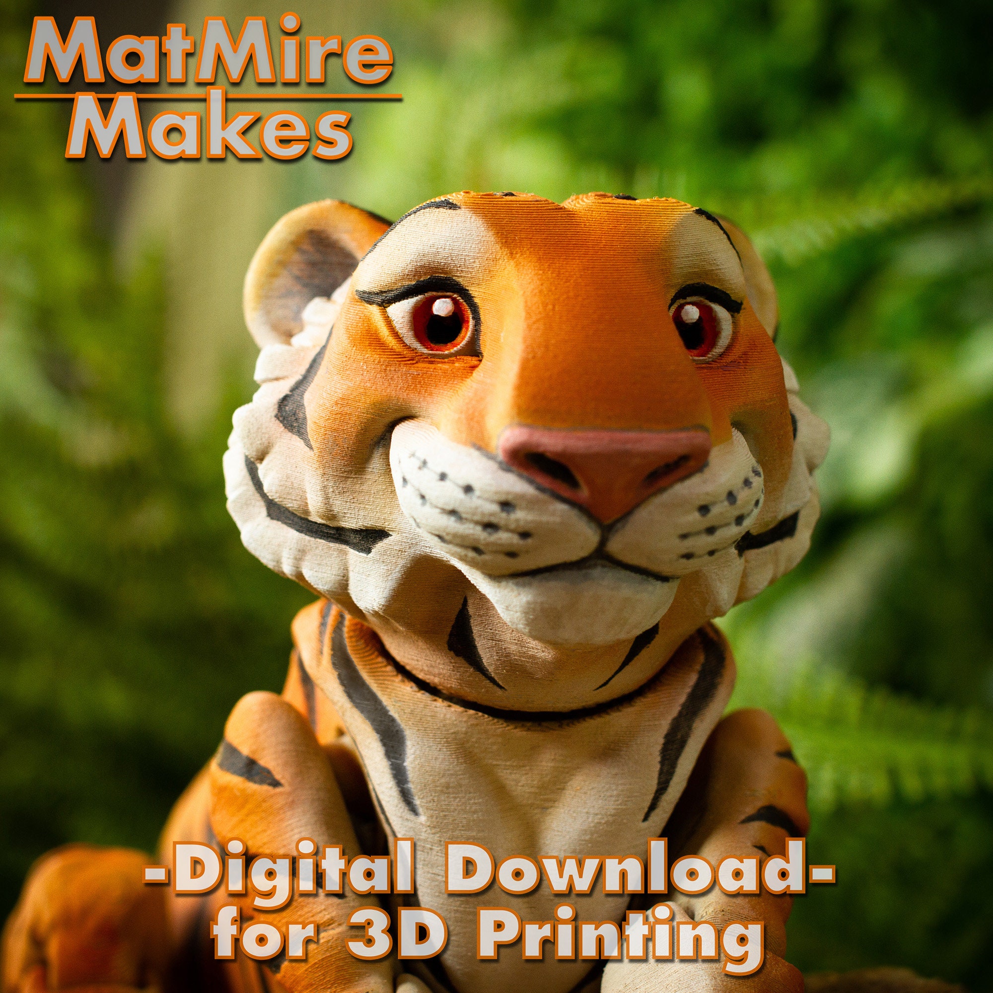 Comprar stl modelo 3d Pôster de o Tigre #4