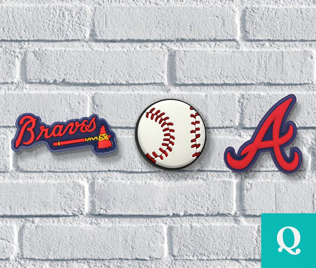 Atlanta Baseball Croc Charms Braves Baseball Jibbitz Etsy
