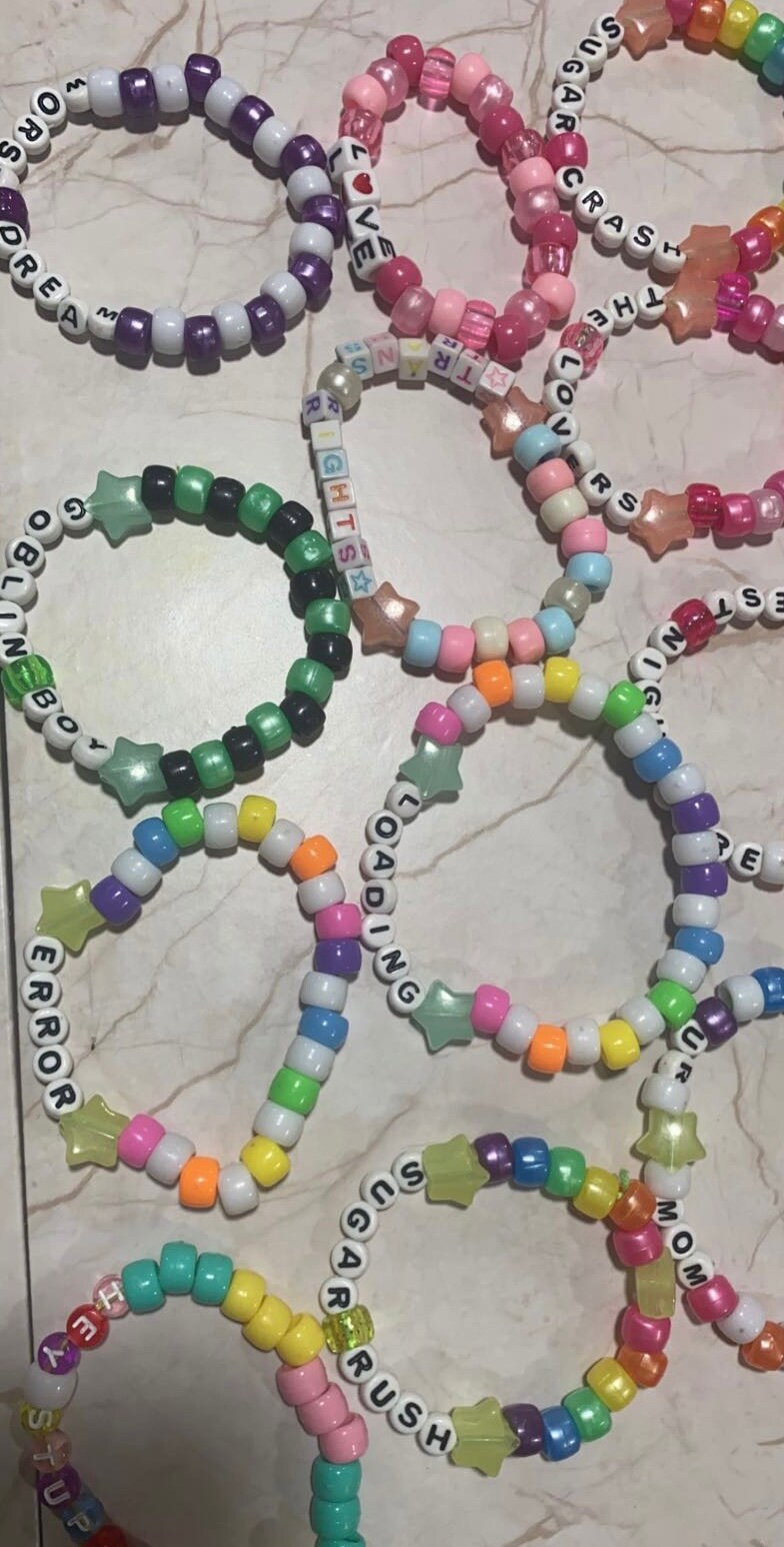 Personalized Saying Alphabet Bead Word Kandi Bracelets – SOUISEE