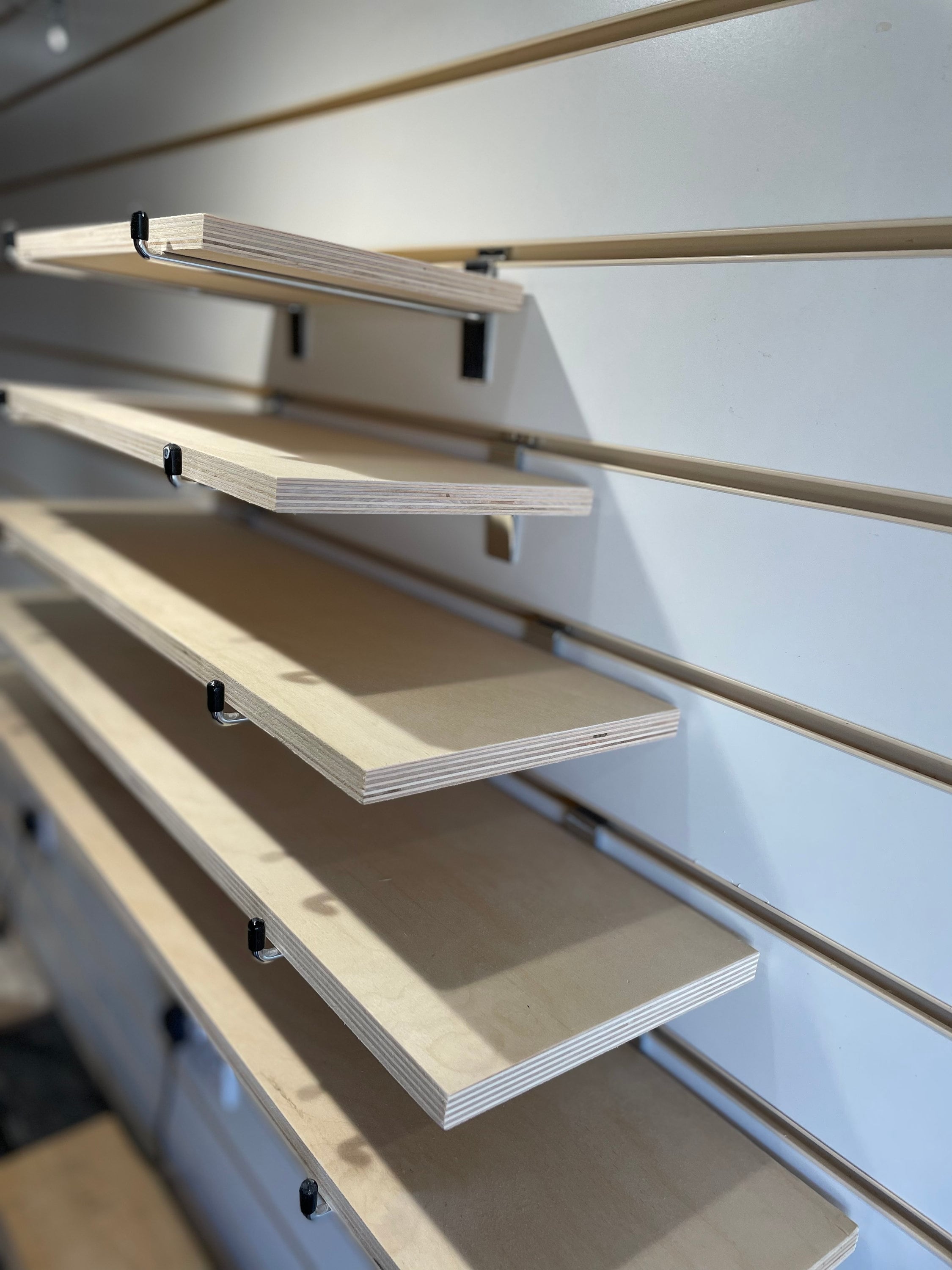 Birch Plywood Shelves Modern Various Sizes Made to Etsy UK
