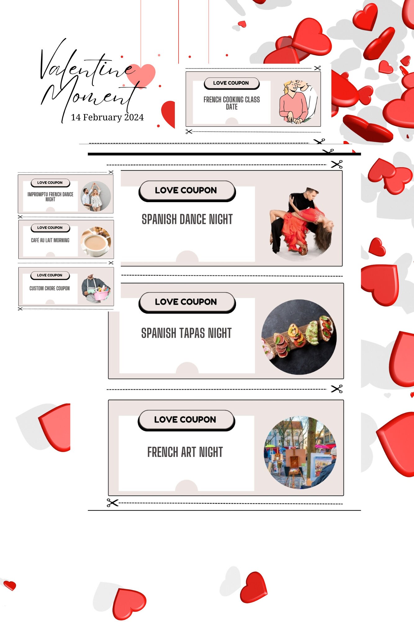 Epicurean Love Coupons and Romantic Recipes A Multicultural Symphony