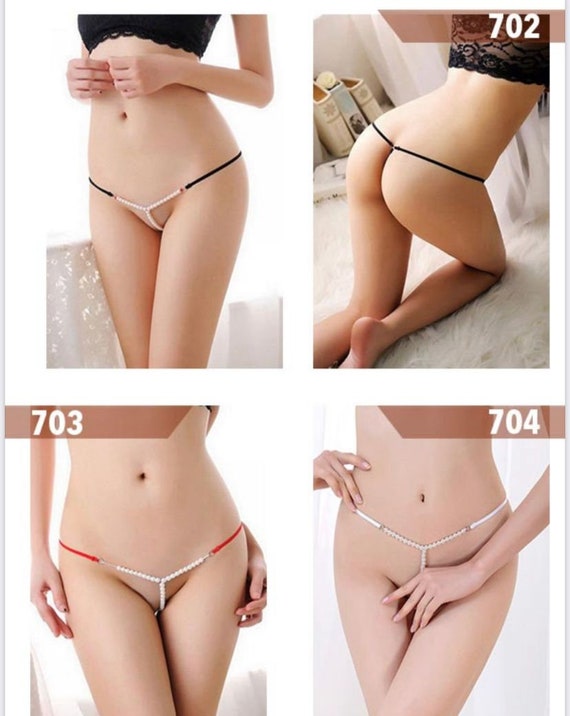 Beaded thong outlet