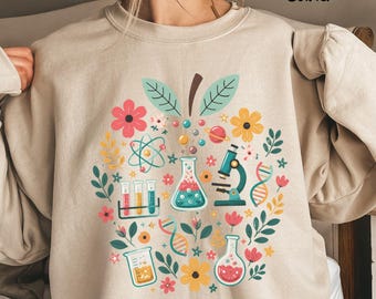 Science Teacher Shirt, Science Teacher Tshirt, Science Teacher Apple Tee, Teaching Science Appreciation Gift, Back to School Tooter Gift