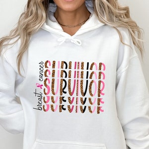 Breast Cancer Awareness Hoodie  | Pink Ribbon Sweatshirt | Breast Cancer Survivor Sweatshirt | Pink October Shirt | Motivational Hoodie