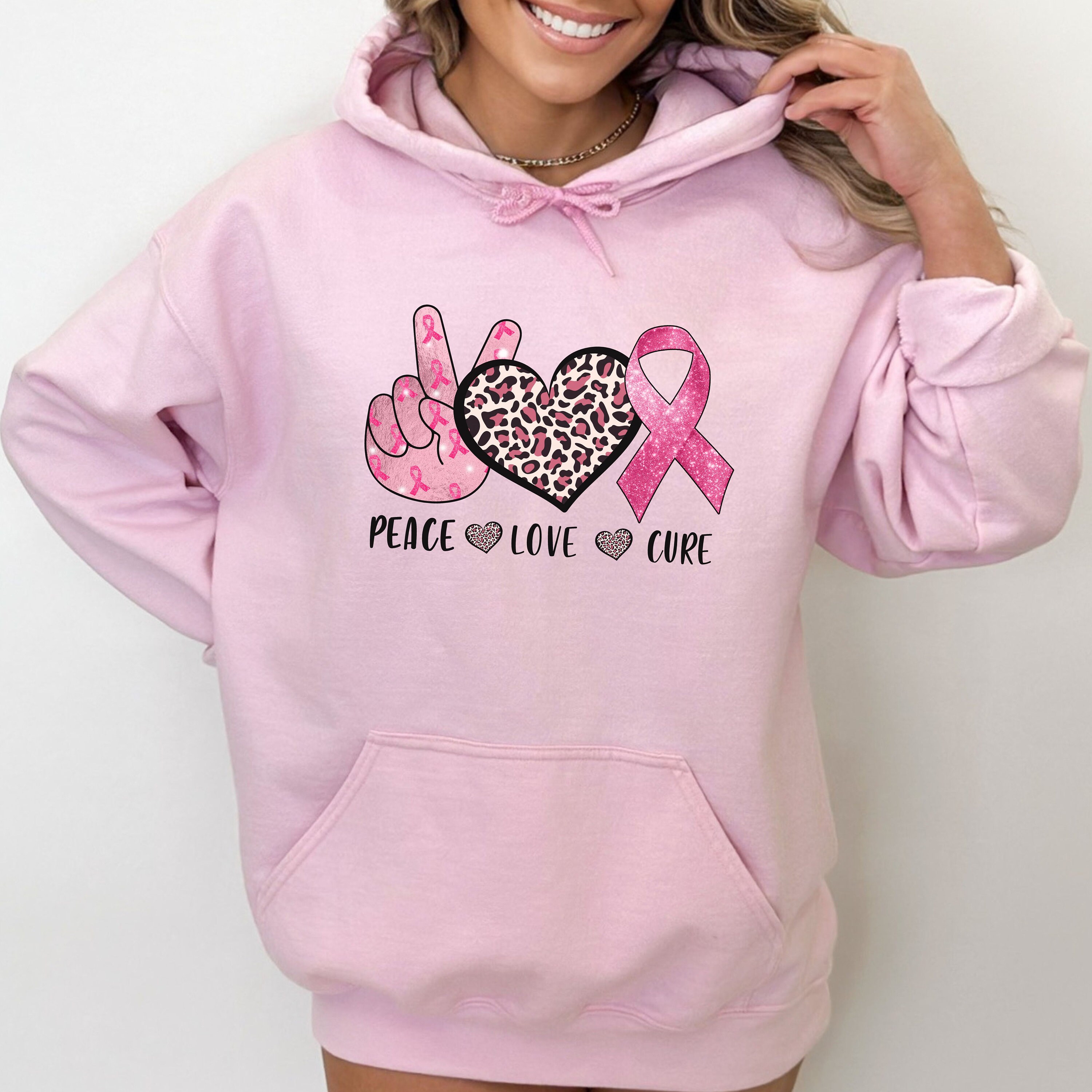 Breast Cancer Awareness Hoodie | Pink Ribbon Sweatshirt | Breast Cancer  Survivor Sweatshirt | Pink October Sweater | Cancer Women Gift - Etsy