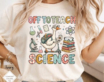 Science Teacher Shirt, Science Teacher Tshirt, Science Teacher Tee, Teaching Science Appreciation Gift, Back to School Science Tooter Gift