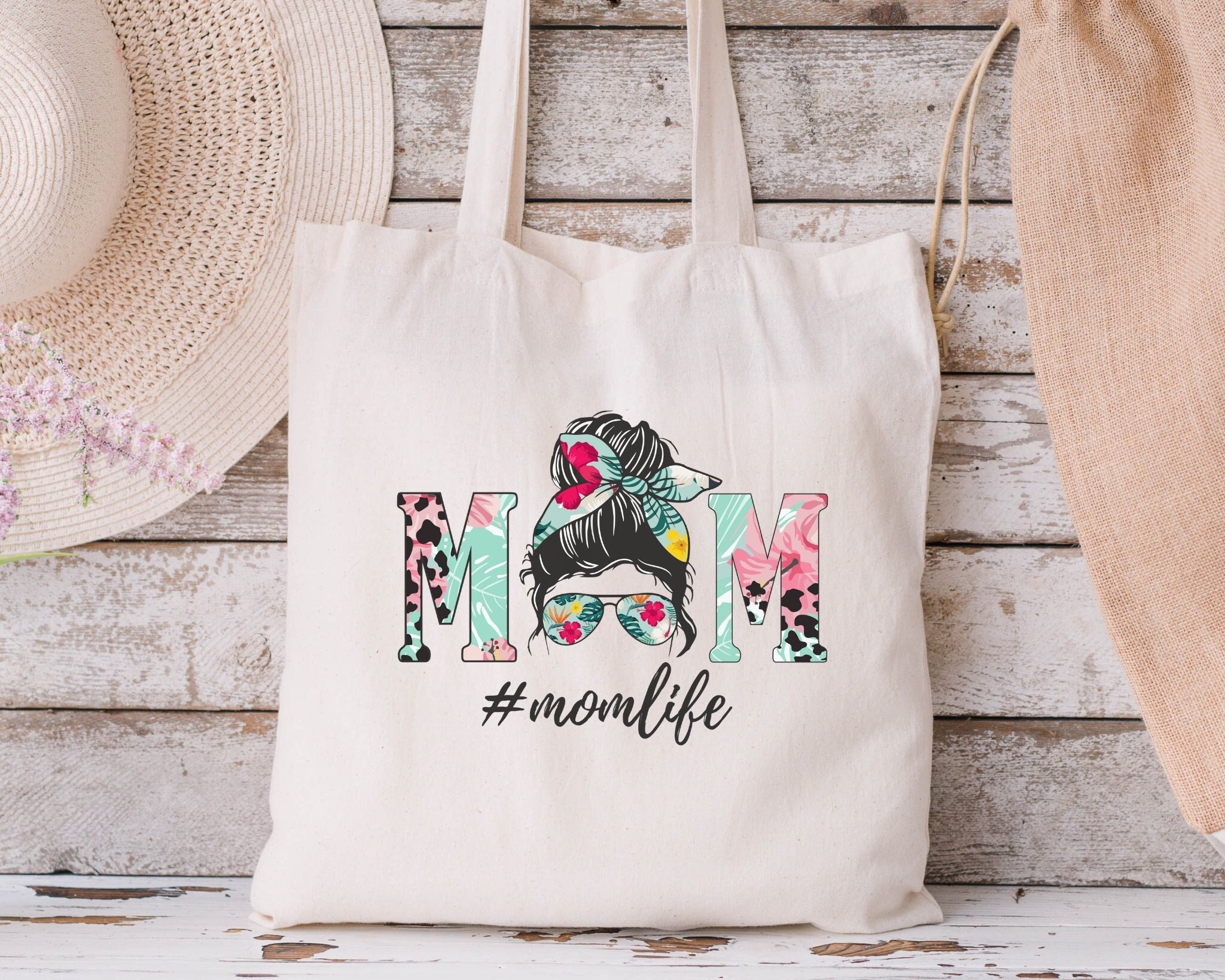Mom Life Canvas Bag Mom Life Canvas Bag
