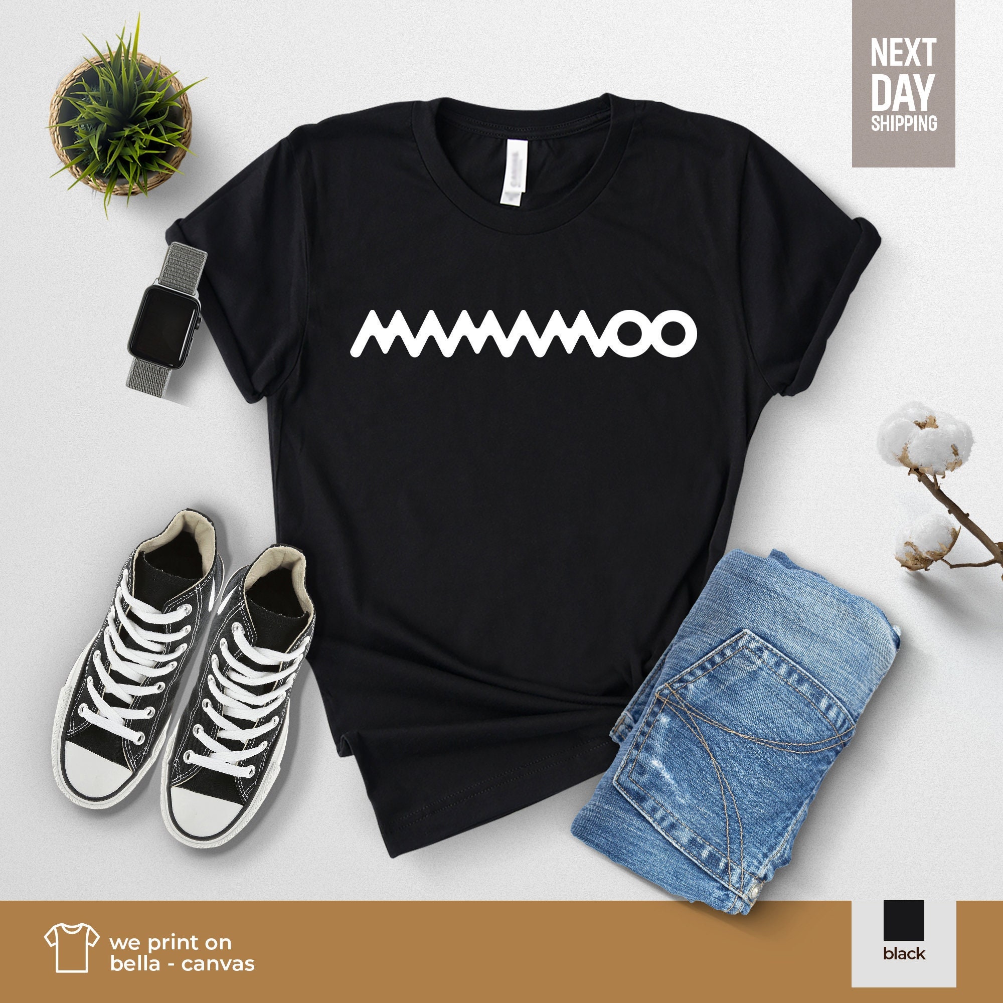 Mamamoo Fandom Moomoo Short-sleeve Unisex T-shirt Fan Made 