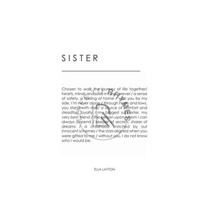 Sister Poem