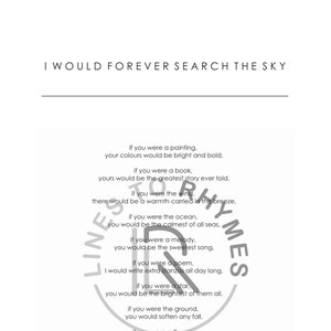 I Would Forever Search The Sky Poem