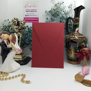 Handgefertigte Luxuseinladungen - Torito Bordeaux 270g Umschläge, anpassbar, perfekt für Hochzeiten, Babypartys und besondere Veranstaltungen, rustikal