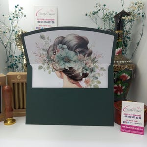 Busta per inviti personalizzati per matrimoni, fidanzamenti e addii al nubilato - Design personalizzato per amore, celebrazioni romantiche ed eventi speciali,
