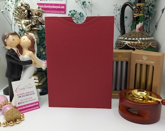 Top-Opening Torito Burgundy Invitation Envelope | Wedding, Birthday & Corporate Event Perfect for Invitations | Elegant Design, envelopes