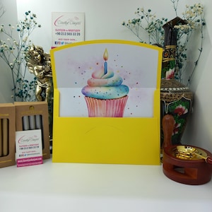 Enveloppe d'anniversaire, Enveloppe d'invitation, Enveloppes personnalisées faites main, Décorations de fête, Enveloppes d'invitation personnalisées pour événements