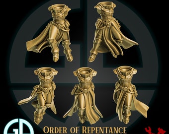 Space Nuns Floating / Flying Torsos - Order of Repentance  - Wargaming Bits to customise and kitbash your army!