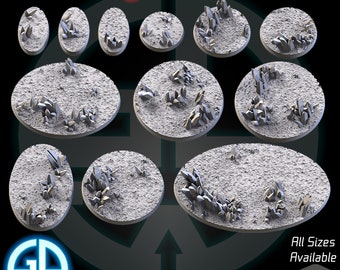 Crystal Alien Xenos Mini Bases Toppers - 8K Quality!    - Perfect for Robots in Space! - Official Txarli!