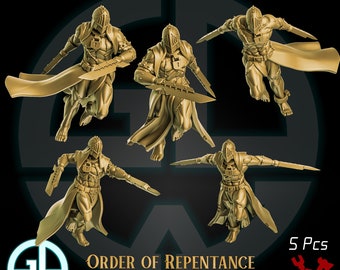 Space Nun Archetype Exiles - Order of Repentance  - Wargaming Bits to customise and kitbash your army!