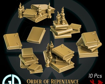 Space Nuns Base Decorations + Decals- Order of Repentance  - Wargaming Bits to customise and kitbash your army!