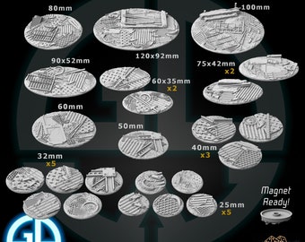 Ork Scrapyard / Metal / Engineers Workshop - 8K Quality! All Sizes - Official Zabavka Workshop - Perfect for Wargaming, D&D or Dioramas!