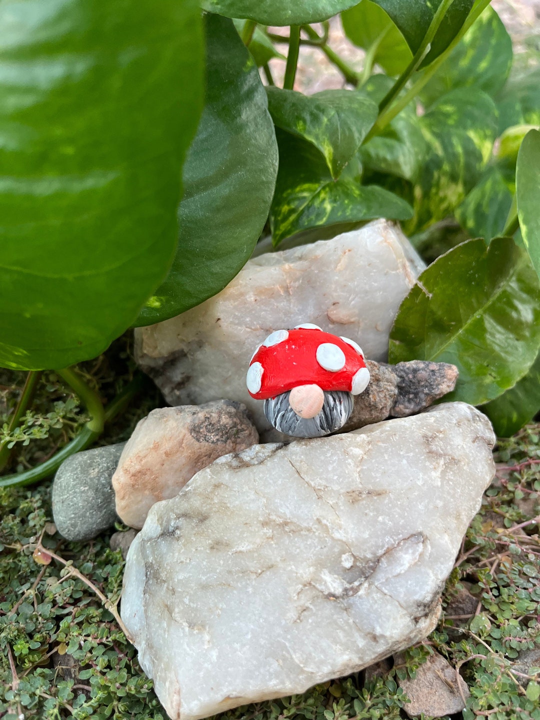 Toadstool Gnome - Etsy