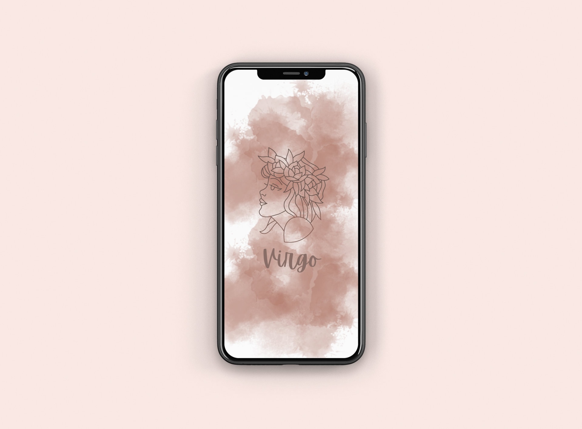 Virgo iPhone Wallpaper Zodiac Sign Phone Lock Screen Astrology Home