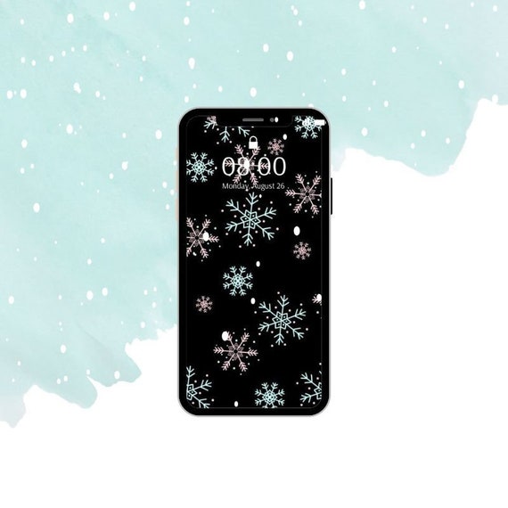 Snowflake wallpaper sale iphone