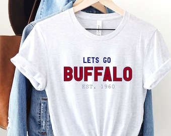 Buffalo Womens Shirt, Buffalo Football Apparel, Vintage Buffalo Sweatshirt, Christmas Gifts for Buffalo Mafia, Buffalo Football Fan Crewneck