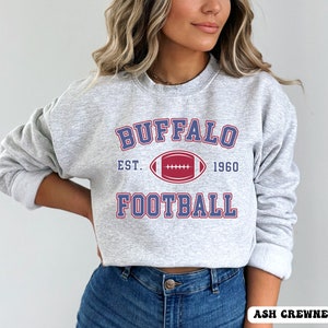 Lets Go Buffalo Sweatshirt, Buffalo Bill Retro Crewneck, Vintage Buffalo Football Sweater, Buffalo Bill Sweatshirt, Buffalo Mafia Sweatshirt
