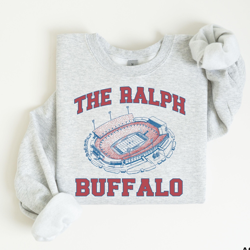 The Ralph Buffalo Vintage Sweatshirt, Buffalo Football Crewneck Sweatshirt, The Ralph Vintage Buffalo Hoodie, Vintage Buffalo Apparel