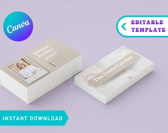 Business Card Template | DIY Business Card Template | Realtor Business Card Template | Editable Business Card Template | Realtor Logo Card
