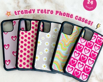 Y2K Retro Phone Cases, Vintage 90s Aesthetic Style, indie vibes vsco aesthetic boho