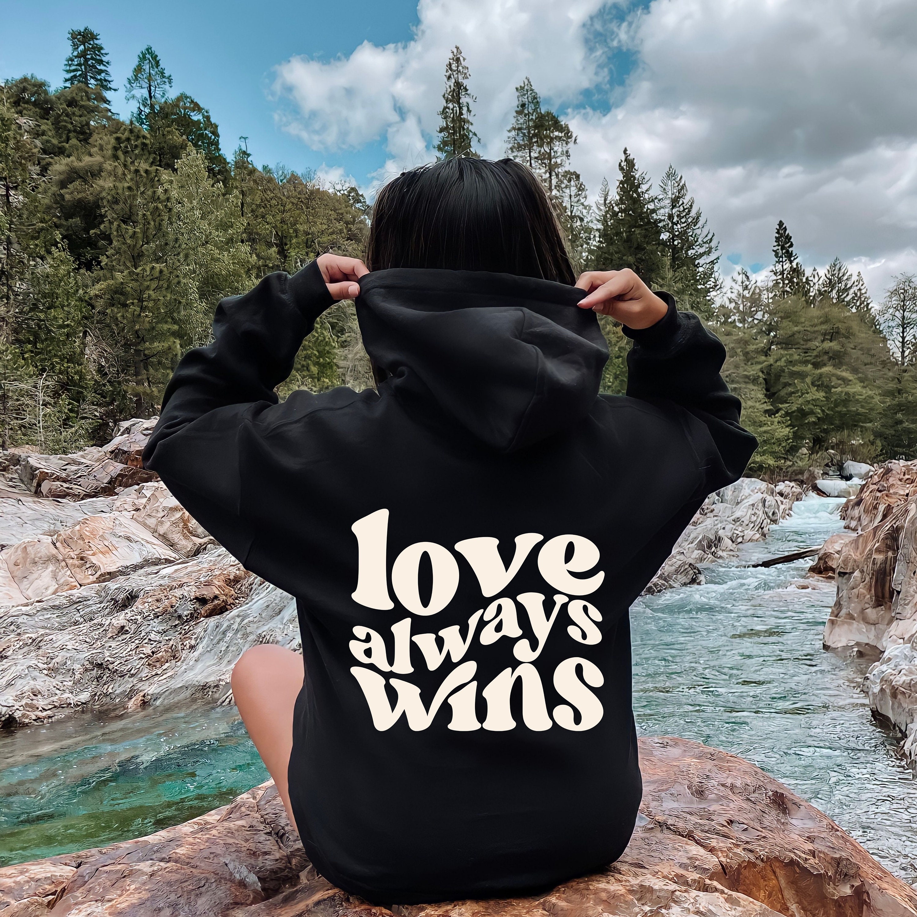 Love Always Wins Hoodie - Etsy