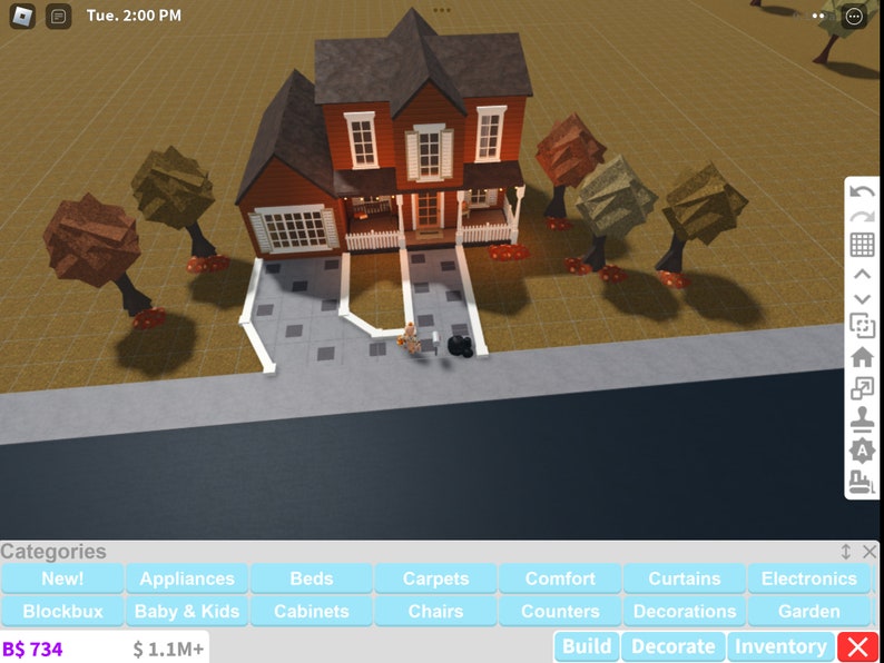 Custom Fall Bloxburg House Etsy