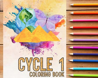 Cycle 1 Memory Work Coloring Pages | Homeschool Printable Pack for Classical Conversations | Digital Download