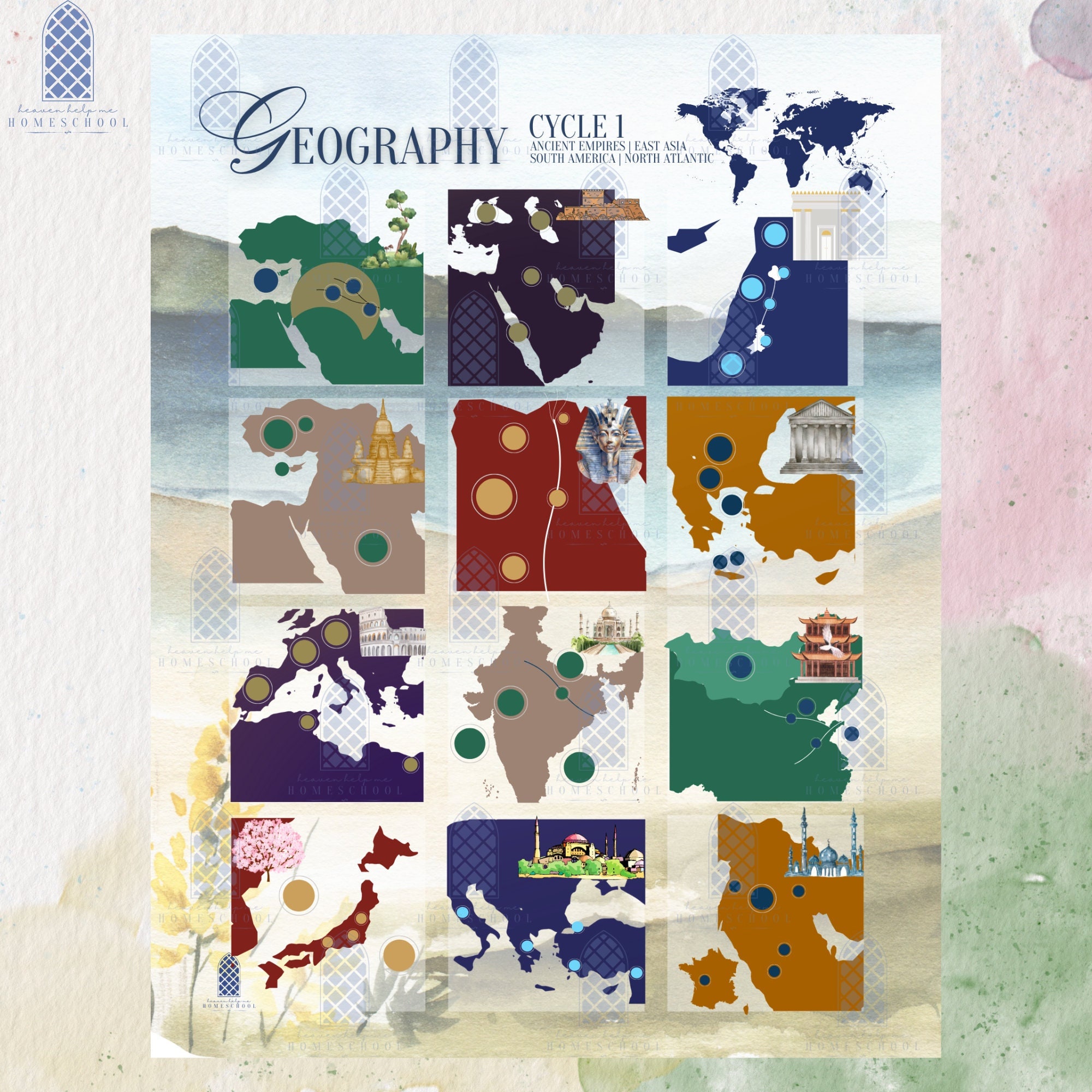 Cycle 1 Geography Grammar Companion, New Grammar, Classical ...