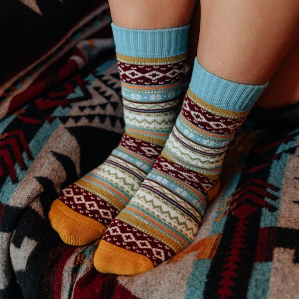 Cozy Socks for Women, Cozy Gifts for Women, Warm Socks Women, Handknit Socks, Gift for Her, Boot Sock, Ecofriendly Socks, Aktiv Socks