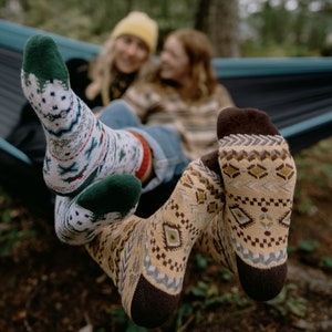 Chaussettes confortables pour hommes, cadeaux confortables pour hommes, chaussettes chaudes pour hommes, chaussettes tricotées à la main, cadeau pour lui, chaussettes de démarrage, chaussettes écologiques, chaussettes Aktiv image 5